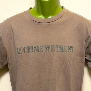 OutLaw “in crime we trust” tee